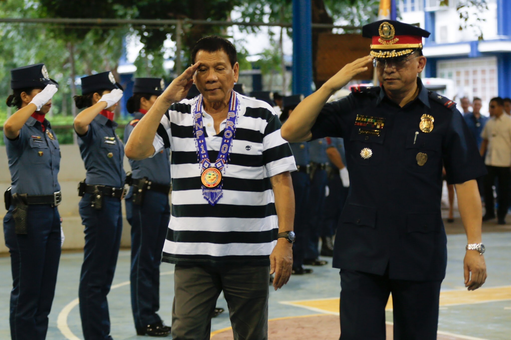 Duterte and police